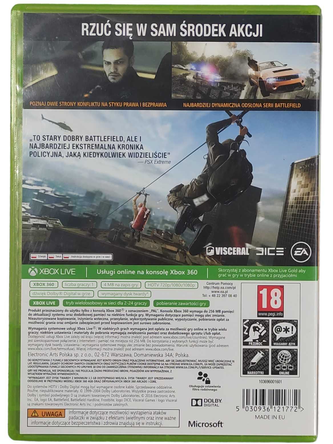 Gra Battlefield Hardline X360