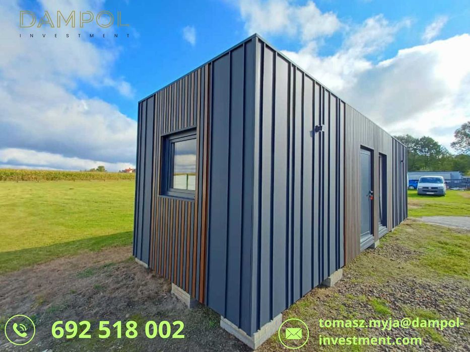 domek mobilny całoroczny - 30 m² / kontener /domek letniskowy