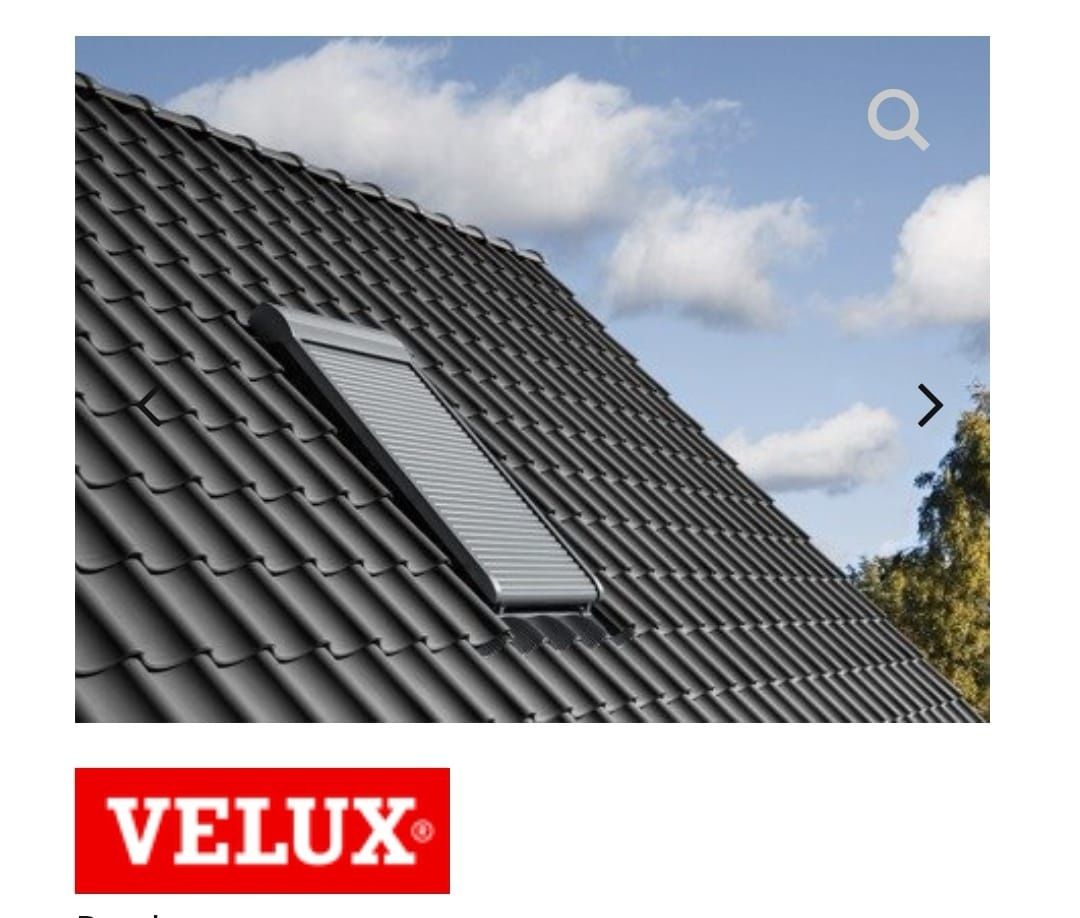 NOWA elektryczna roleta VELUX SML zewnętrzna do okien dachowych okno