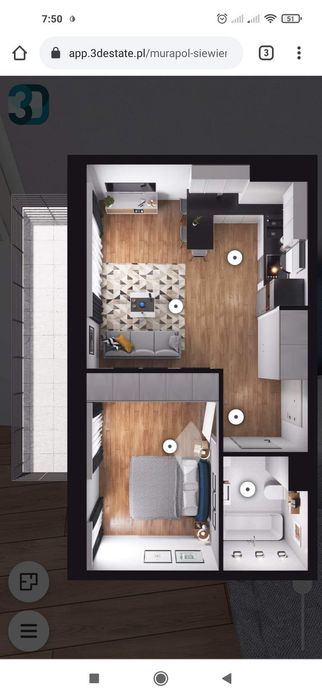 Komfortowe mieszkanie z dużym tarasem do wynajęcia, Siewierz Jeziorna