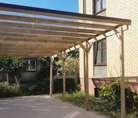 Wiata garażowa, zadaszenie, carport 300 x 500 x 210 cm
