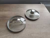 2x pokrywa do garnka, pokrywki szklane 15,6 cm, 15,7 mm chrom Rzeszów