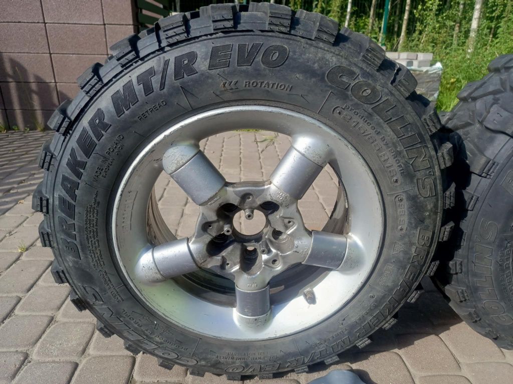 Felgi MOMO+opony terenowe Collins Breaker MT/R EVO 215/65 R16 komplet