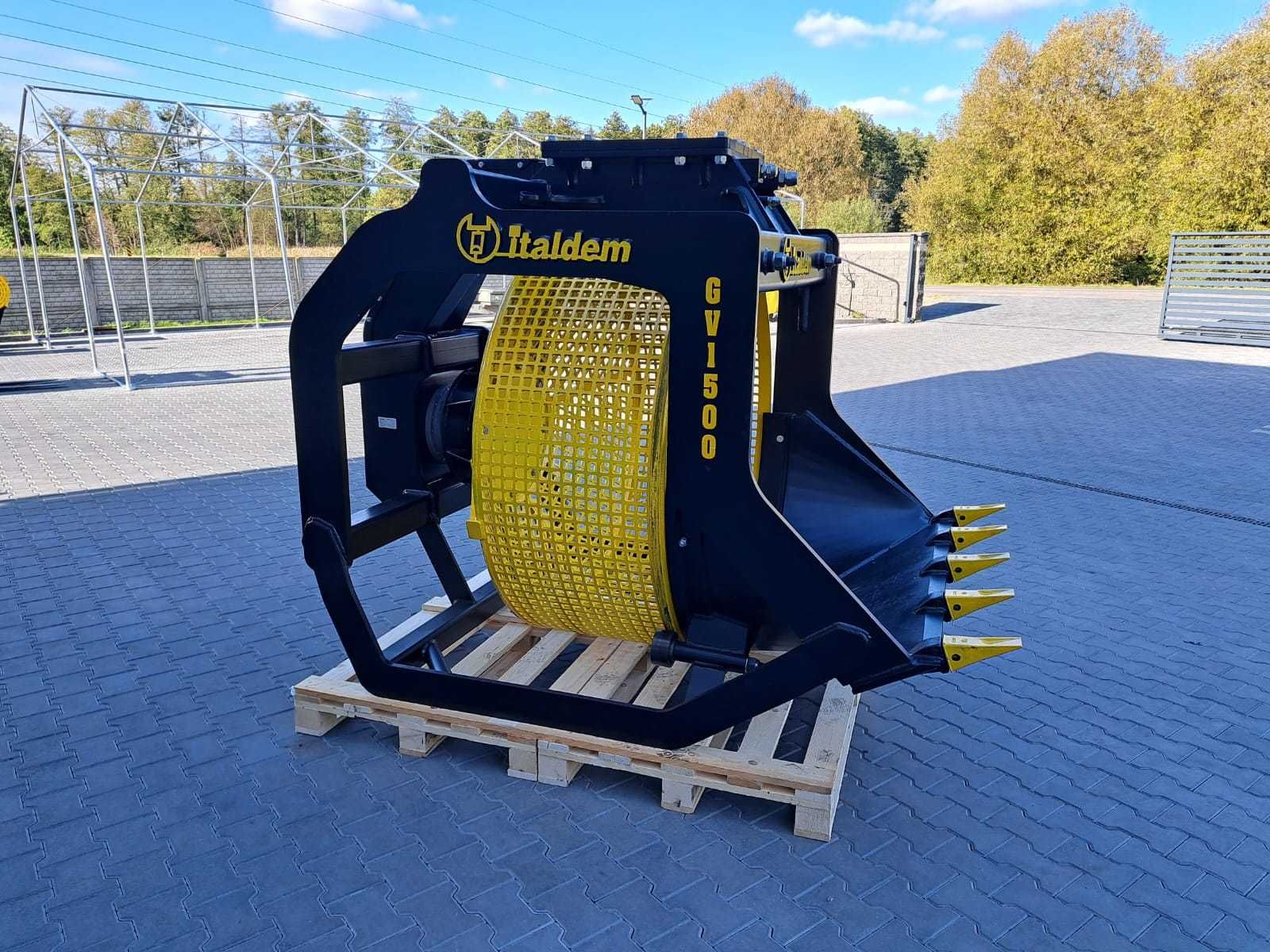 Łyżka przesiewająca ITALDEM GV-1500, 1600kg do koparki 13-26 ton