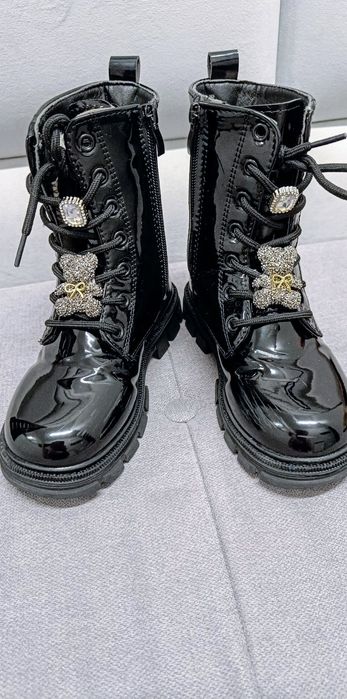 Buty botki kozaki z ociepleniem 32 dziewczęce