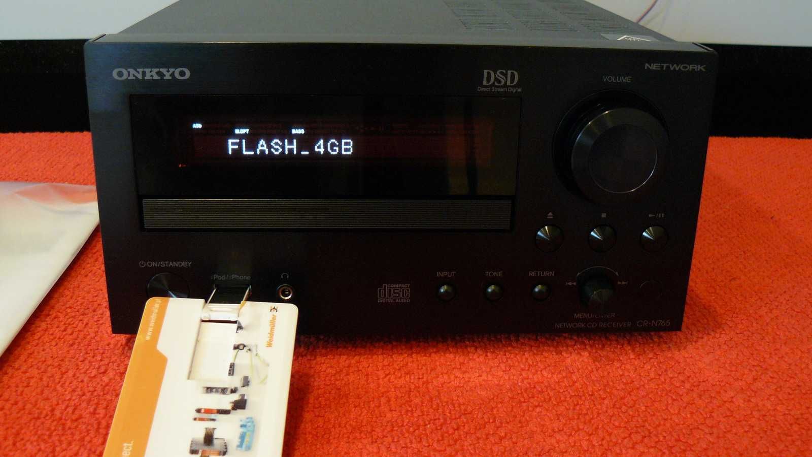 ONKYO CR-N765 Amplituner Stereo CD NET DLNA USB Hi-Res DSD FLAC