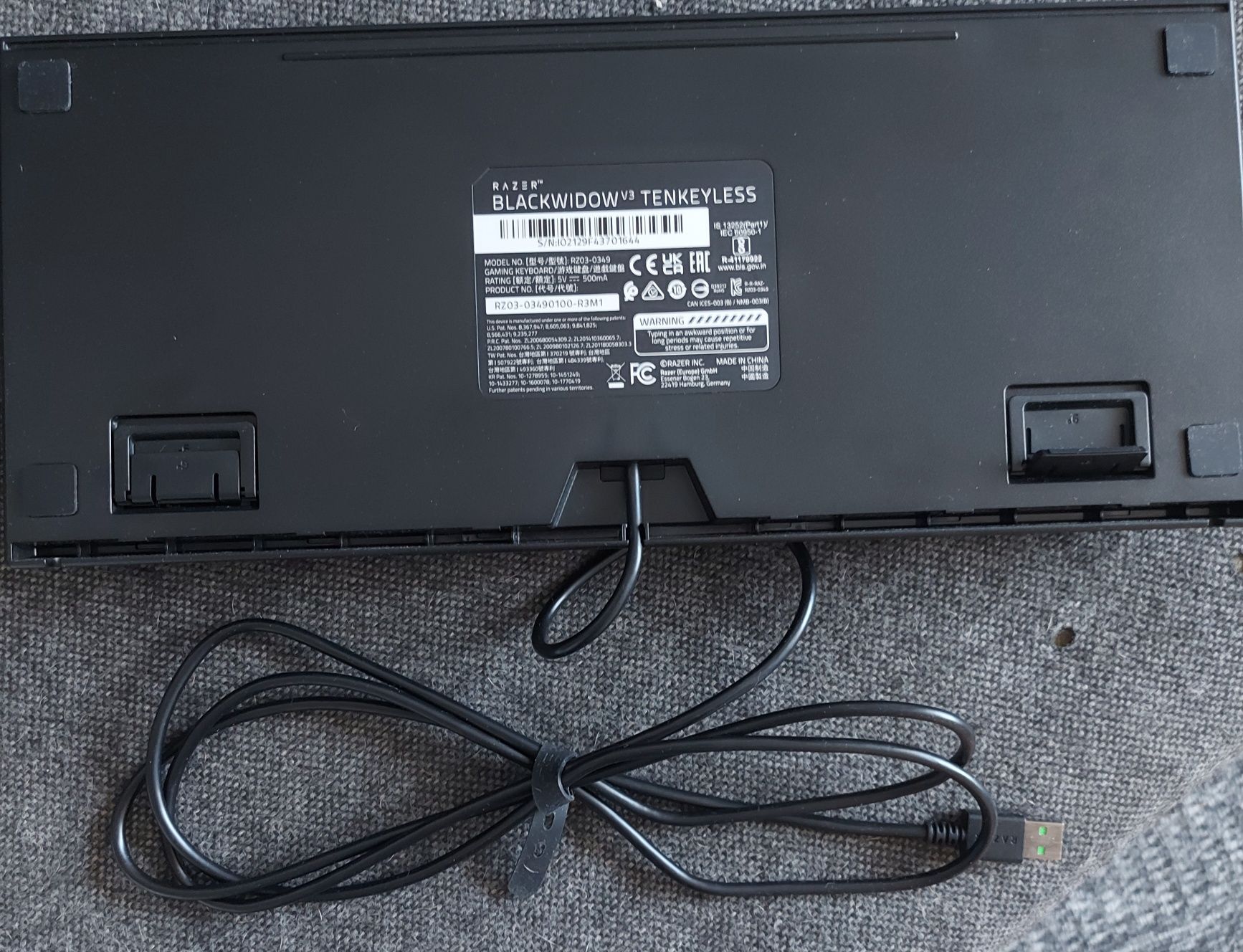 Klawiatura Razer Blackwidow v3 Tenkeyless
