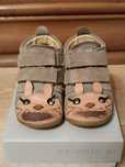 Trzewiki, buty jesienne, Mrugała, kotek r.23 brązowe unisex