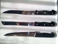 Fuzil e Facas de cozinha Rainbow, Wenger