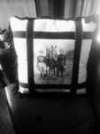 Rebecca Ray American Couture Handbags ogromna ozdobna poduszka