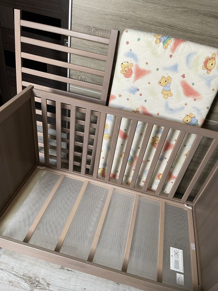 Продам дитяче ліжечко Ikea Sundvik з матрасом