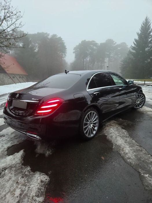 Mercedes-Benz Klasa S Mercedes S 400d Long 4 Matic, salon PL, bezwypadkowy, serwis ASO