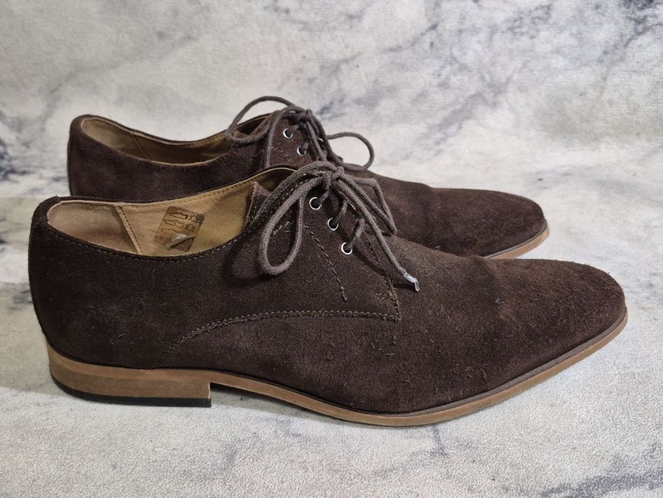 Замшевые мужские туфли Manfield.размер 44.