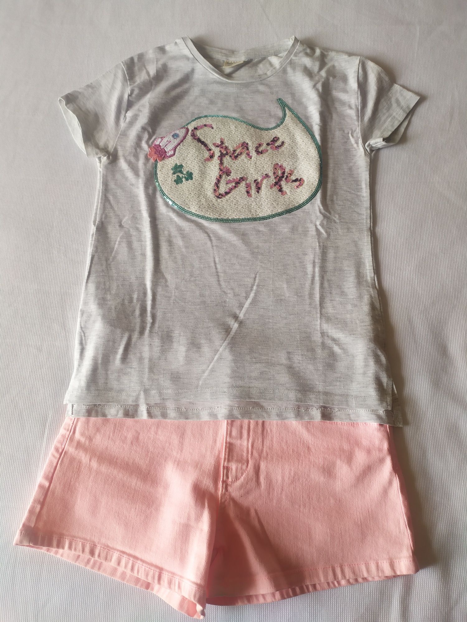 Conjunto t-shirt e calções Zara Girls