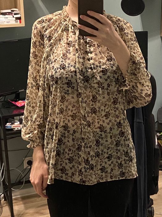 Bluzka koszula lekko przeźroczysta