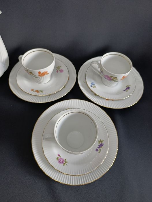 Porcelanowy komplet ILMENAU do kawy / herbaty dla 6 osób