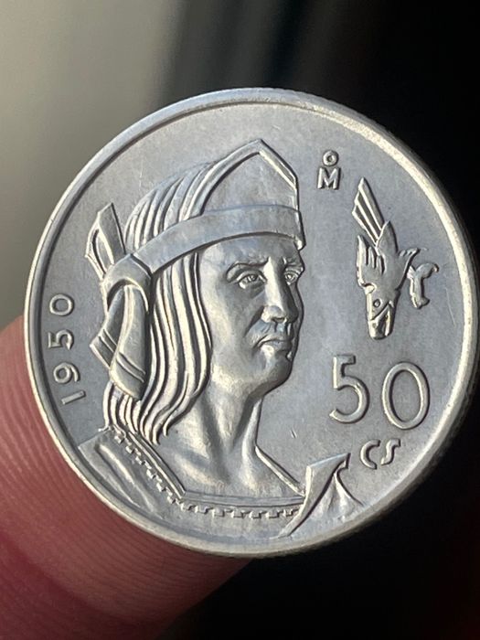 moeda prata México 1950