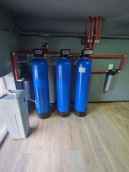 Проточна система очищення води зі свердловини