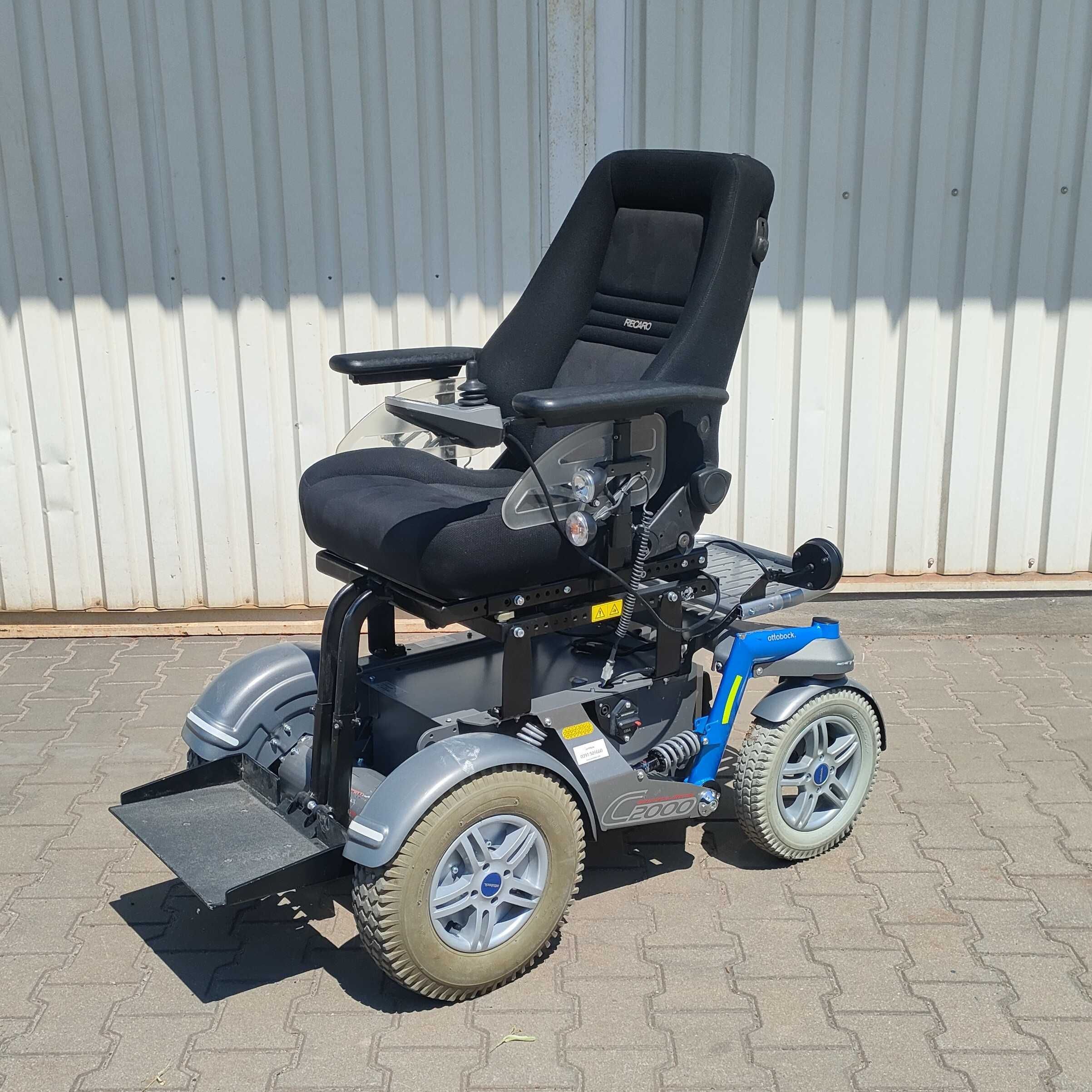 Wózek inwalidzki elektryczny terenowy Ottobock C2000 Recaro + nowe aku