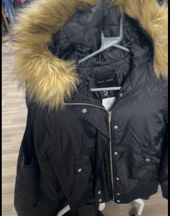 Куртка бомбер с мехом аляска