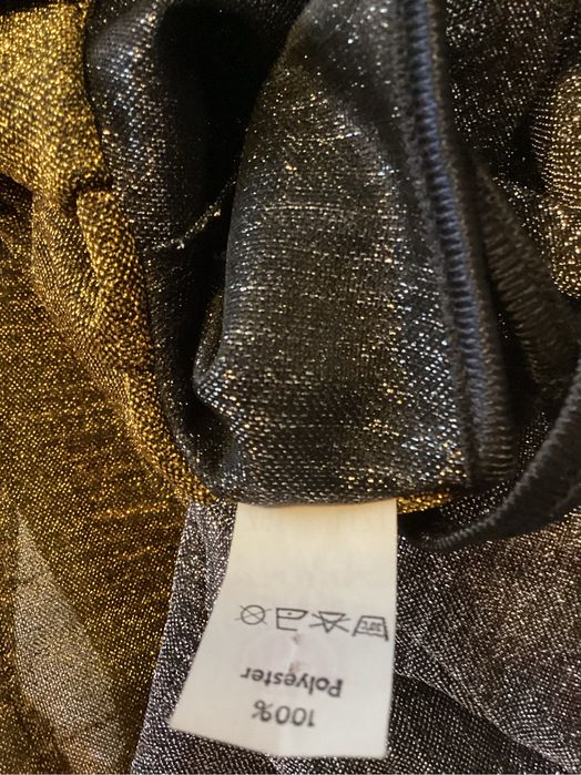 Strój karnawałowy Pierrot metalizowany