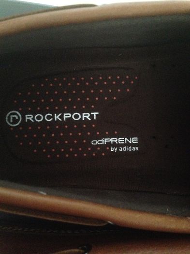 Новые нат. кожа мокасины Rockport adiprene by adidas оригинал