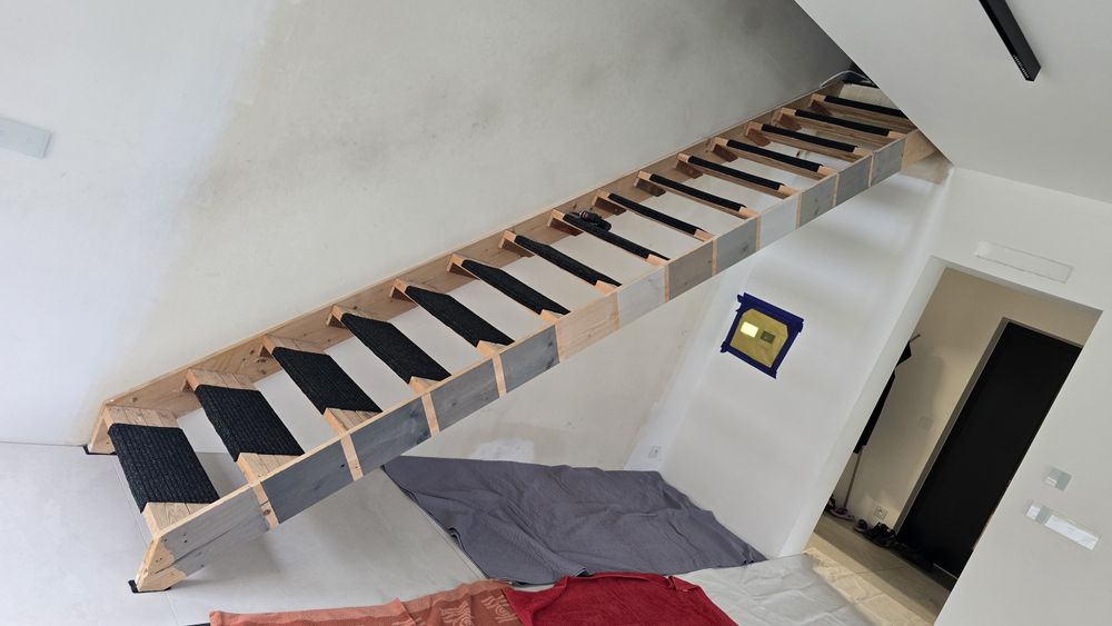 Schody drewniane budowlane mlynarskie