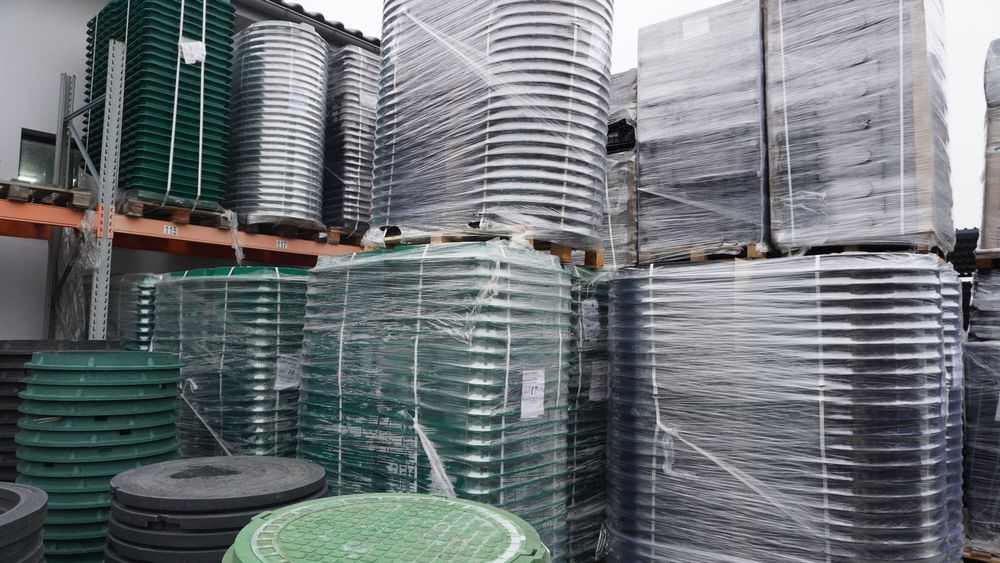 POKRYWA STUDNI 99CM FI800 Czarna/Zielona DUŻA POLIMEROWA do 1,5 tony!