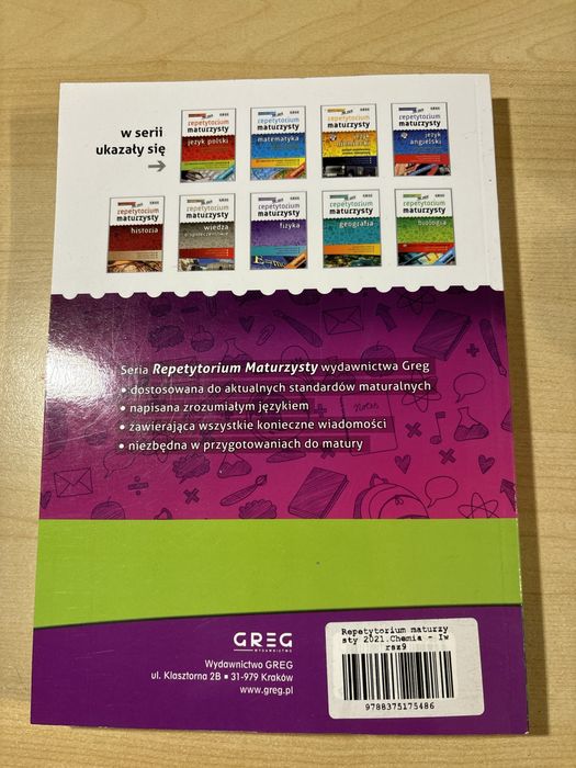 Repetytorium maturzysty chemia