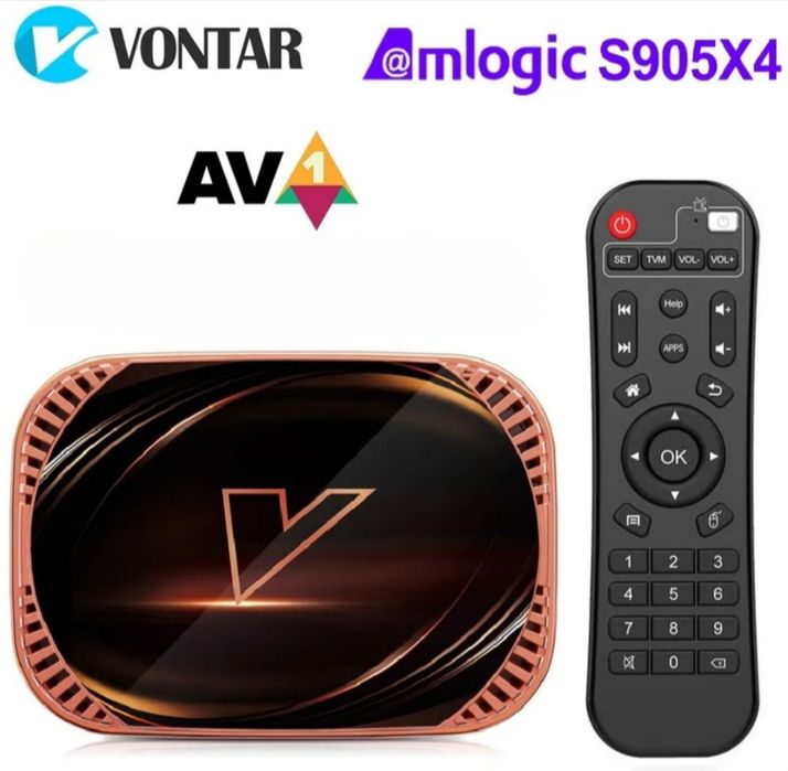 (НОВЫЙ) Смарт ТВ бокс Vontar Х4 4/64Gb 4/128Gb Приставка