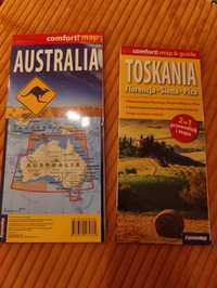 Toskania Australia mapy