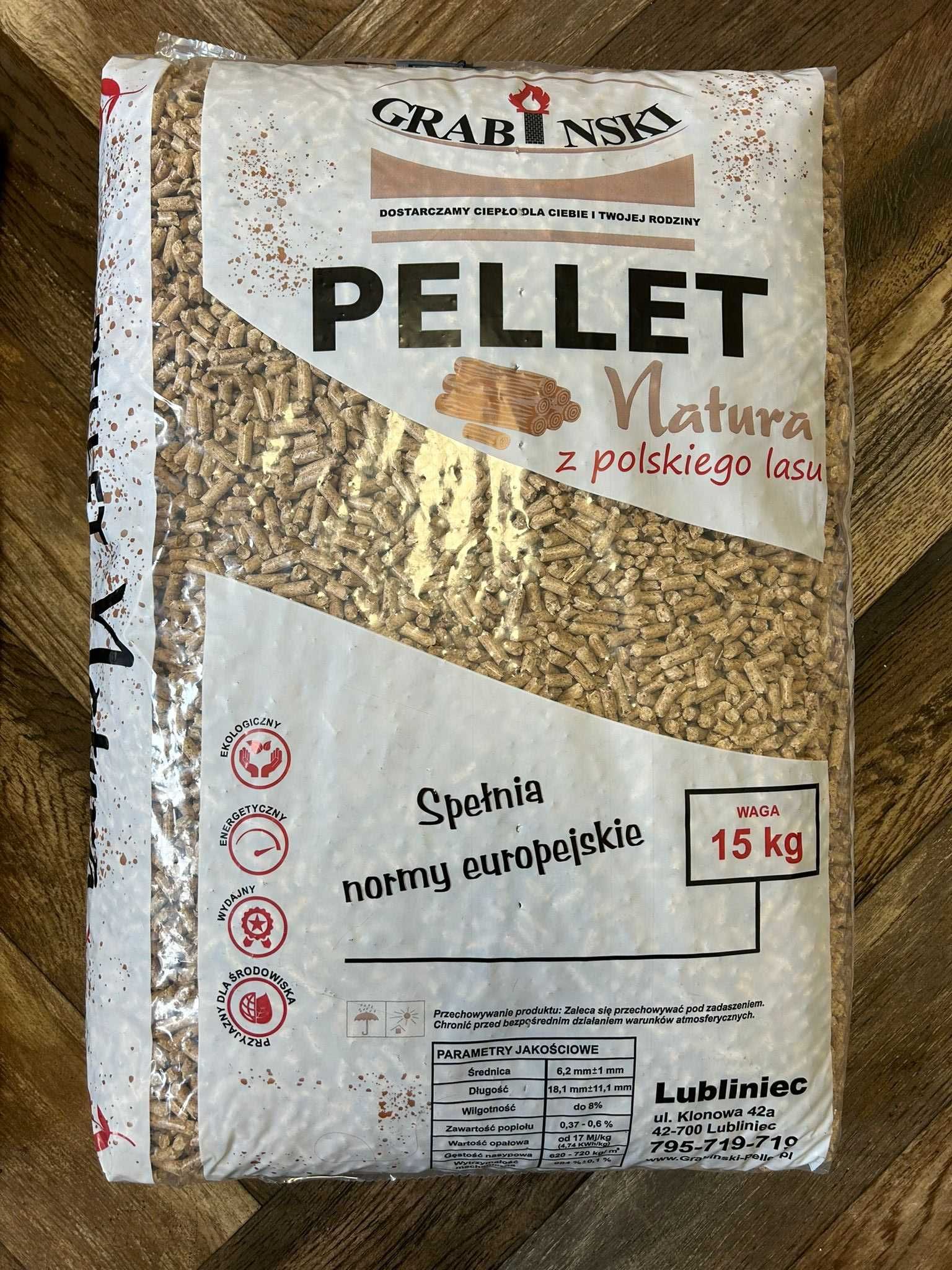 Polski Pellet drzewny - certyfikat ENplus A1