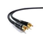 Melodika MD2RD05 Black Edition Kabel 2RCA-2RCA Chinch sygnałowy