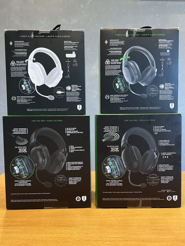 Навушники Razer Barracuda, Blackshark V2 Pro, HyperSpeed, Kaira,Kraken