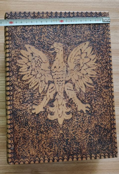 Szkatułka stara drewniana