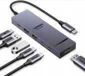 UGREEN Revodok Pro 10 Gbps 6w1 6in1 HUB 6 portów multiport 4K 60Hz