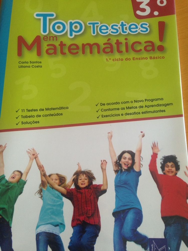 Livro Top Testes, em Matemática 3•