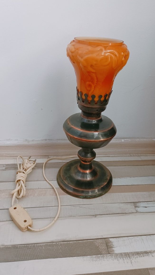 Oprawa stołowa wieliczka lampka z 1981r