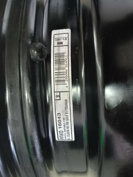 Nowe  felgi  16 GOLF V  TOURAN