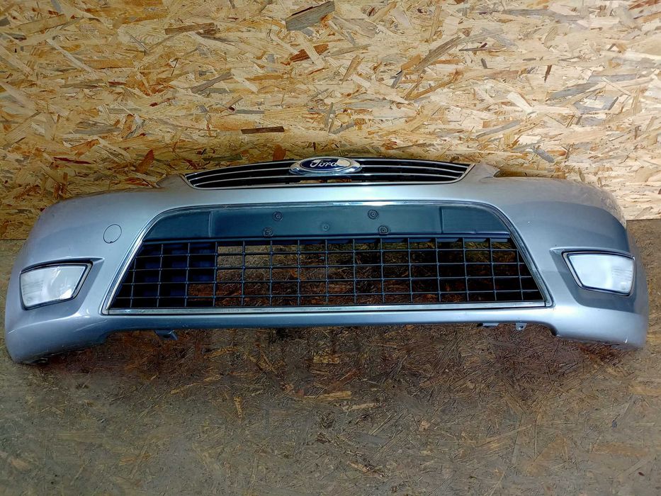 Ford Mondeo MK4 zderzak przód przedni grill halogeny oryginał srebrny