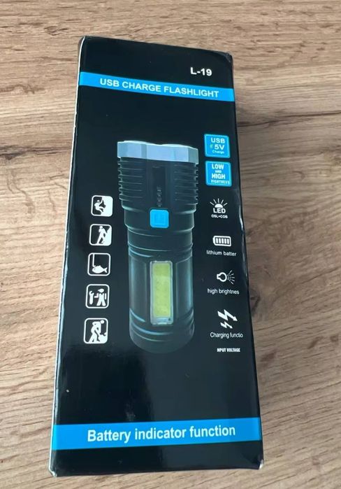 Фонарик  от USB новый