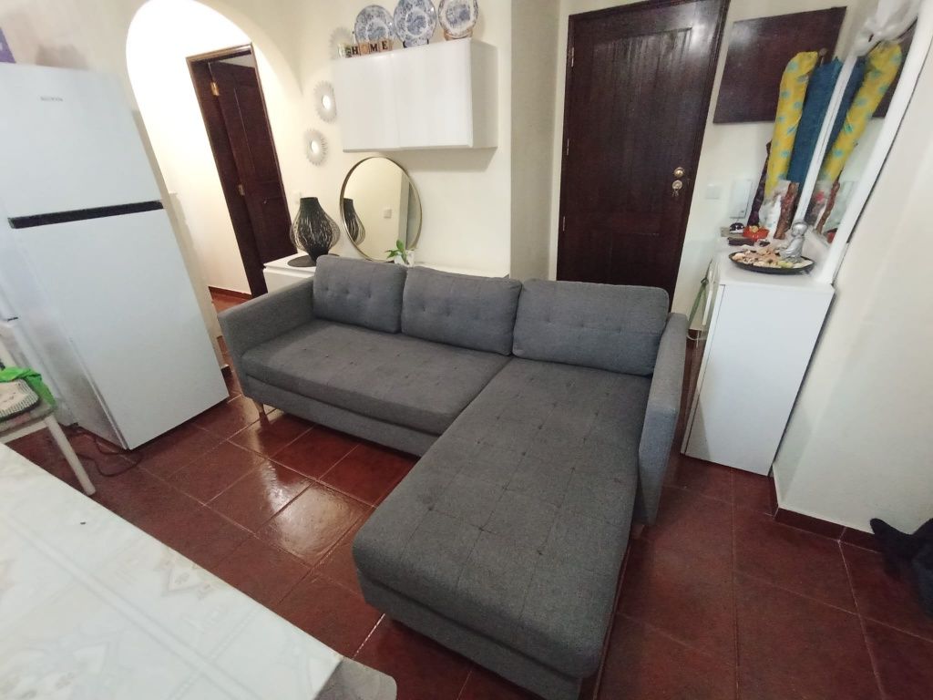 Sofá 3 lugares chaise-longue JYSK