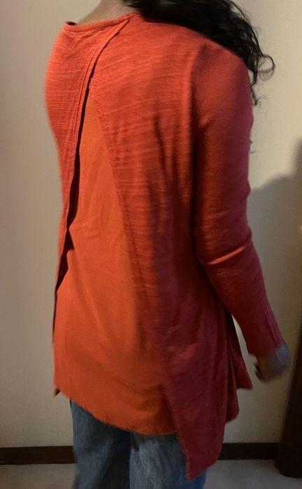 Camisola malha fina Bordeaux