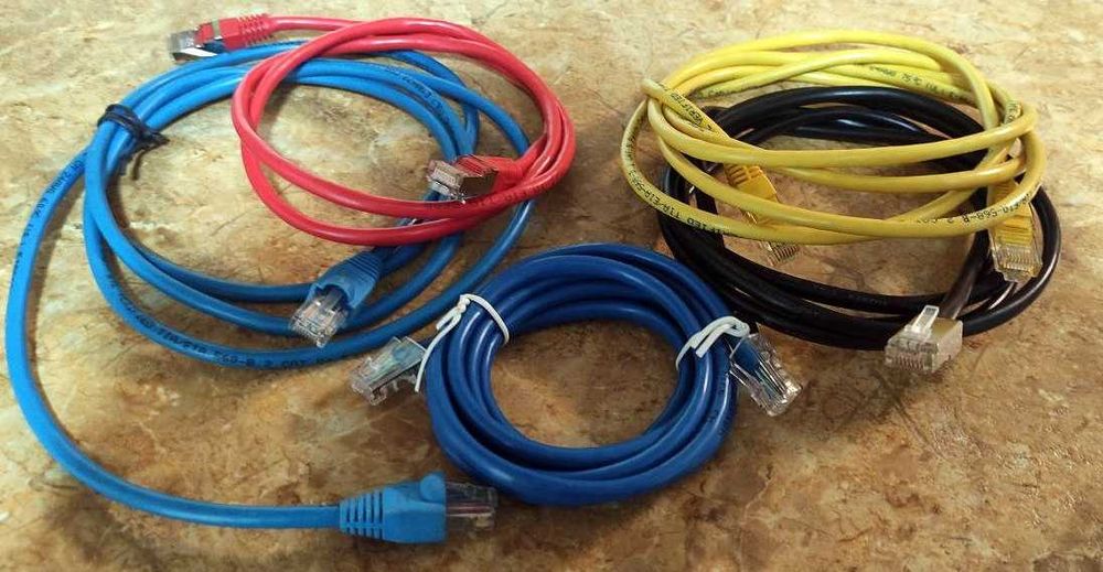 Мережний кабель для інтернету LAN  патч-корд Cat5E UTP Ethernet Cable