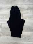męskie czarne casual skinny fit eleganckie spodnie na gumce Reserved
