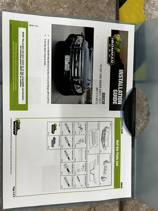 Pára-choques IRONMAN 4X4 Ford Ranger