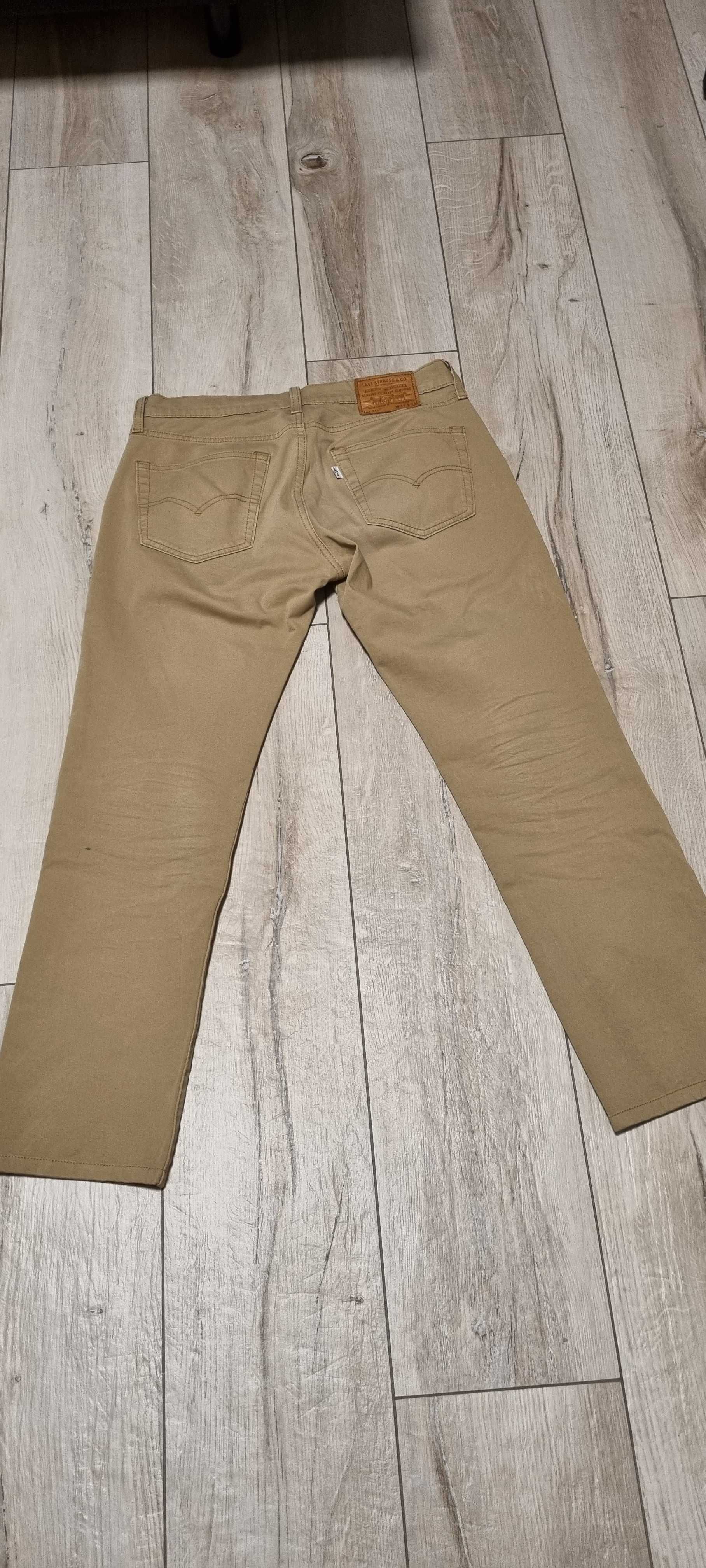 Spodnie chino Levi's Premium 511, stretch, W31/M, stan bdb