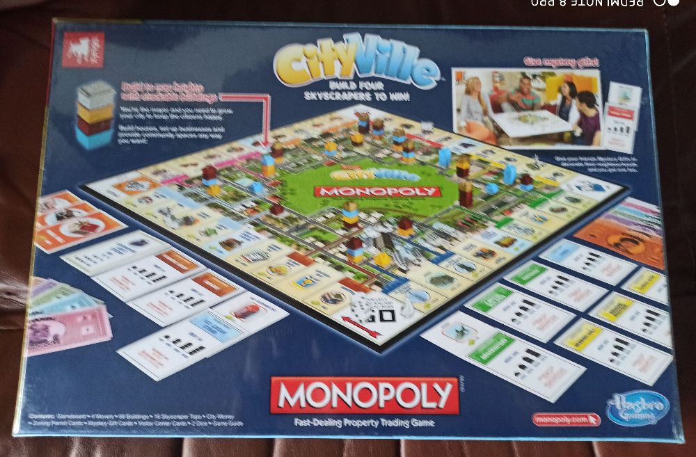 Gra planszowa Monopoly City Ville Hasbro nowa