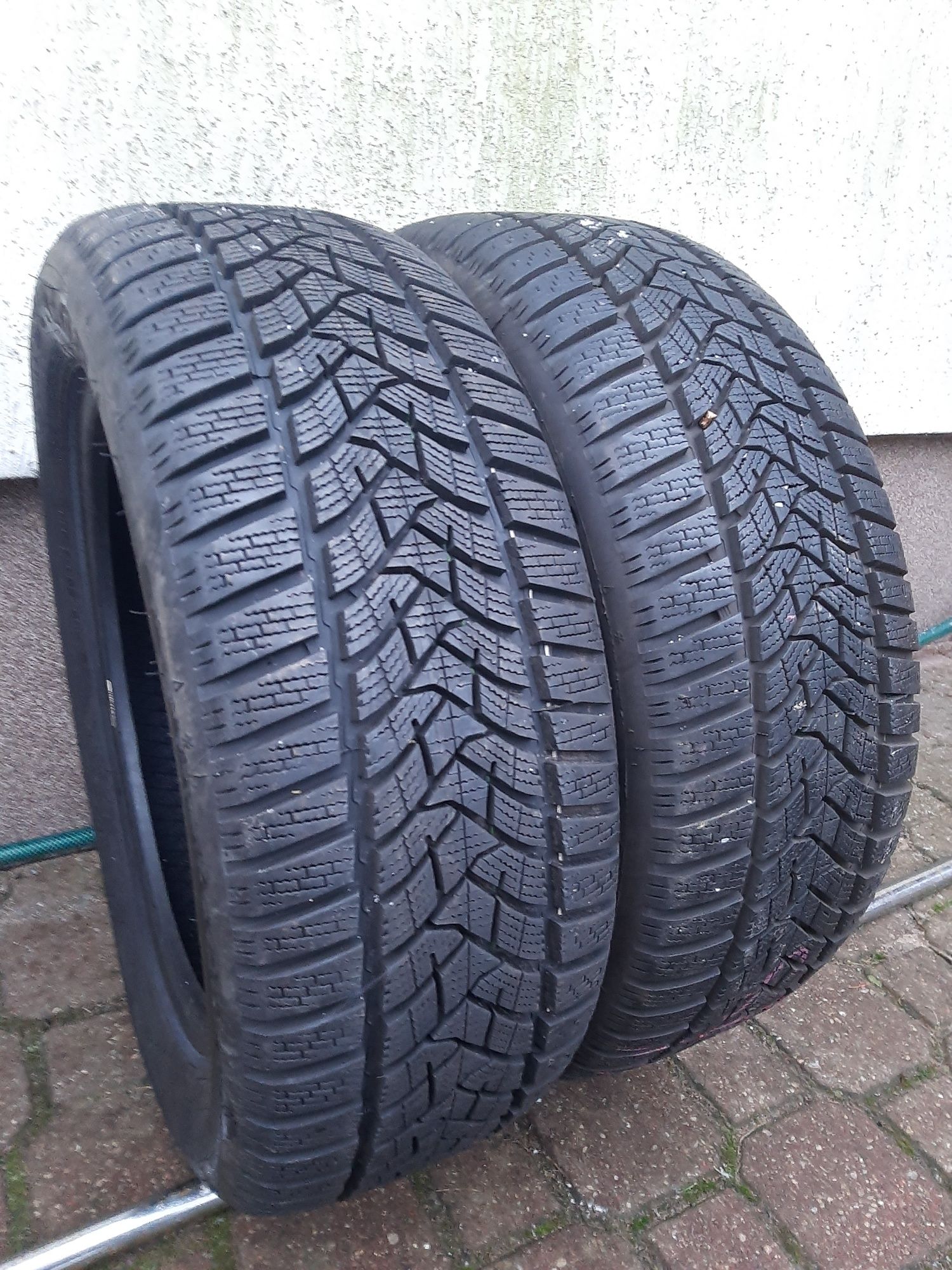 2x Opony zimowe 205/55R16 Dunlop WinterSport 5 / 2023r 8,5mm Jak Nowe