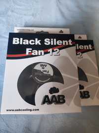 Wentylatory komputerowe AAB Cooling Black Silent Fan 12 120mm